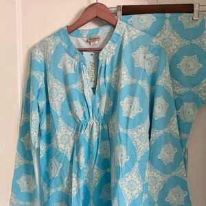 Bed Head Light Blue Pajamas Set L NWT